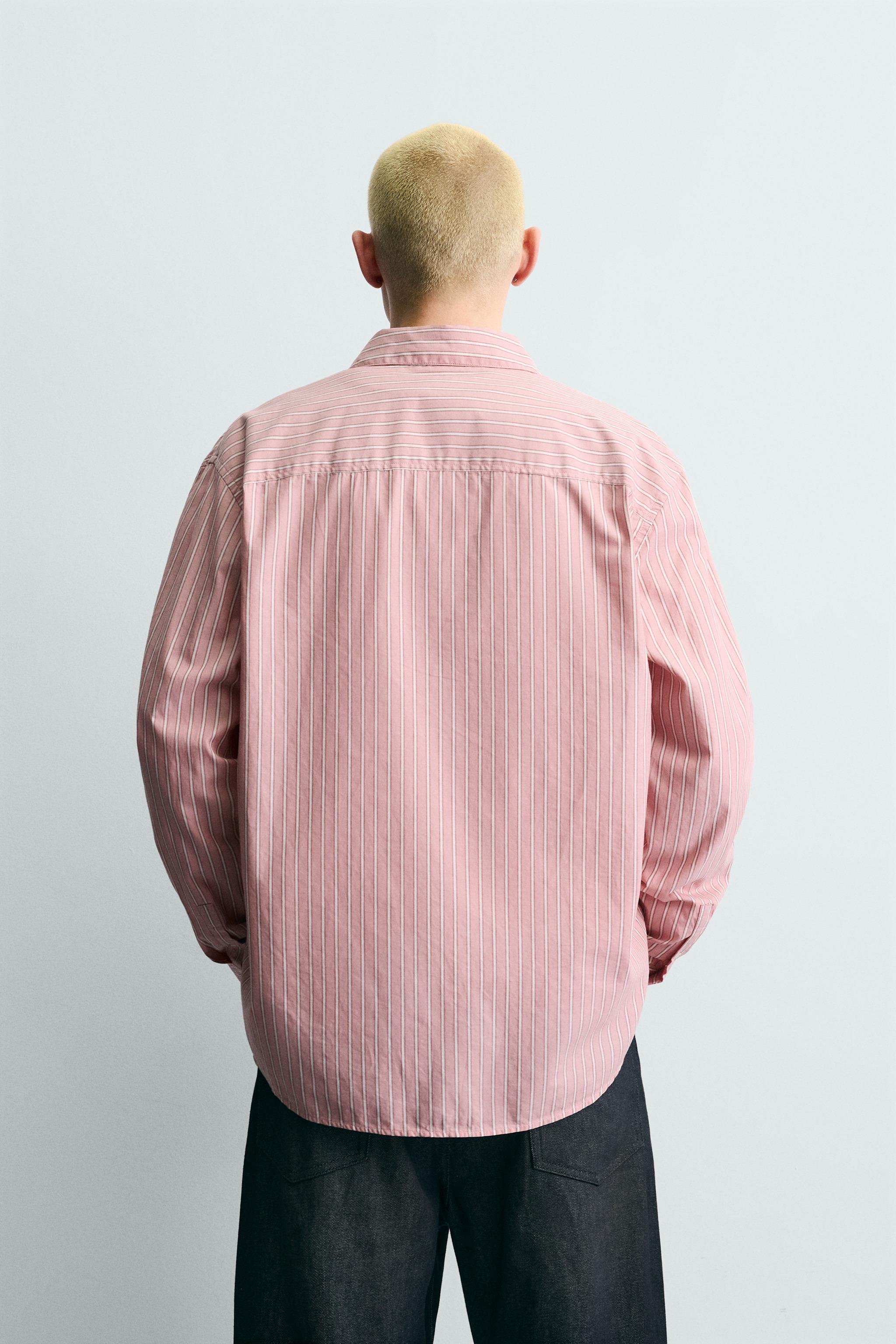 CHEMISE À RAYURES COUPE DÉCONTRACTÉE